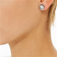 Boucles d'oreilles Michael Kors Femme Mk Logo in Acier Cubic Zirconia MKJ3352040 - MKJ3352040